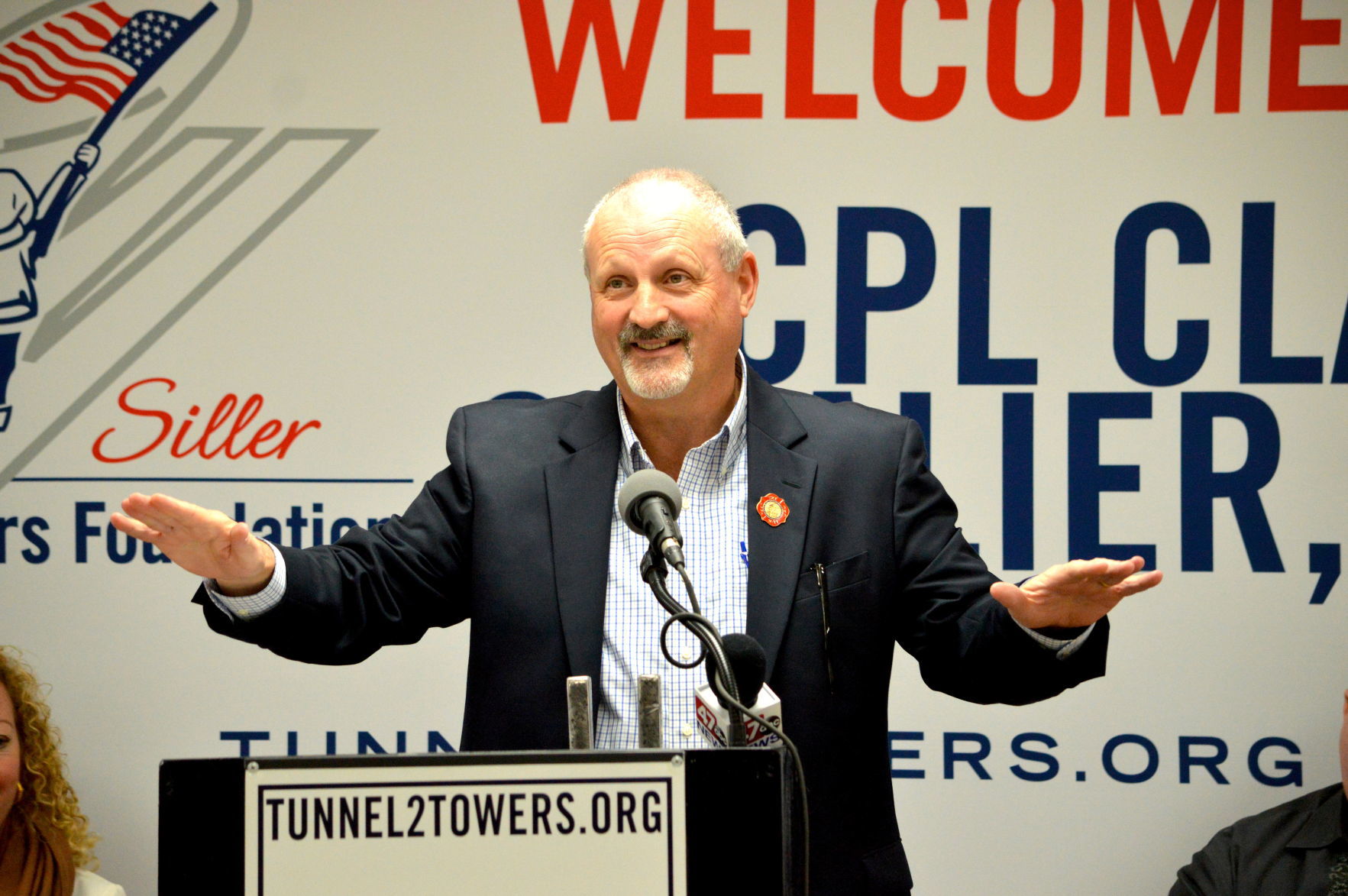 Cpl. Clark Cavalier receives new home from the Stephen Siller Tunnel to Towers Foundation